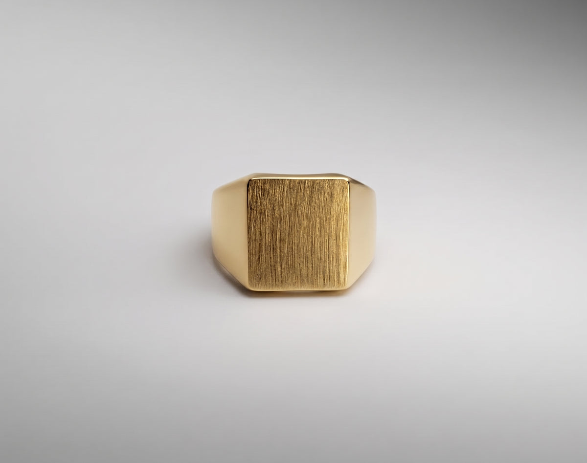 Chevalière rectangle medium 12,5x13,7mm