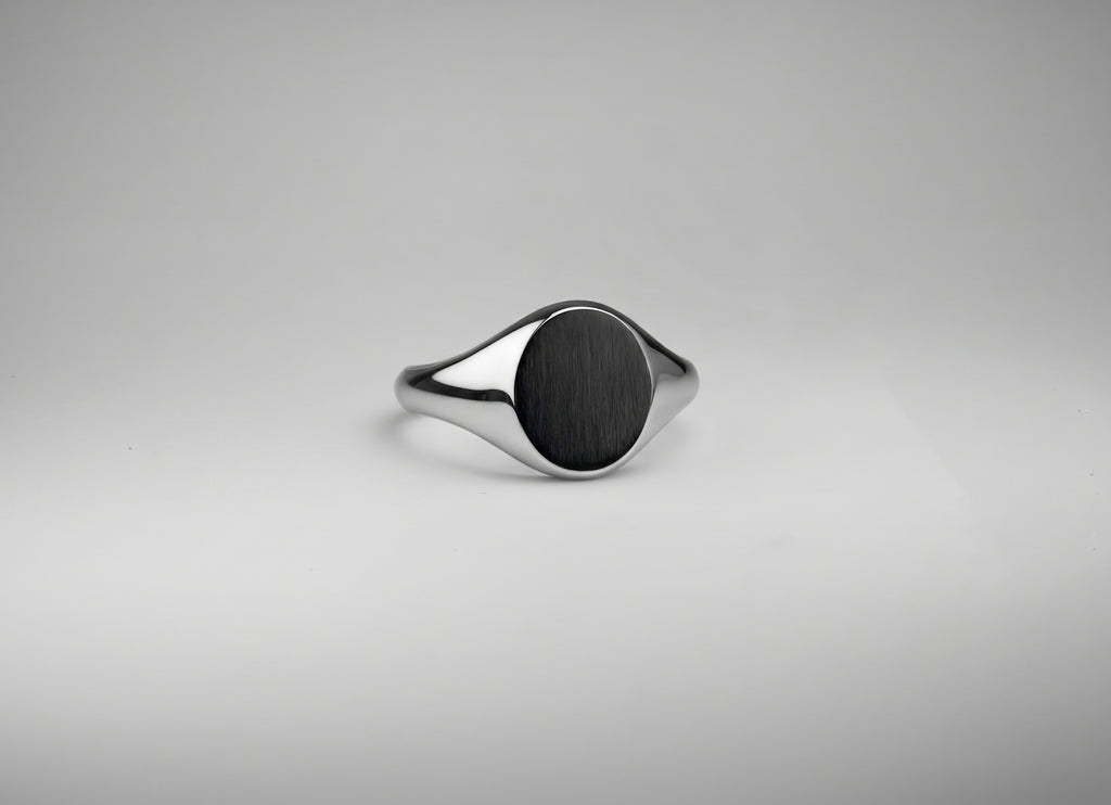 Chevalière ovale petite 9x10mm