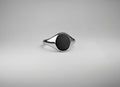 Chevalière ovale petite 9x10mm gravure sur-mesure