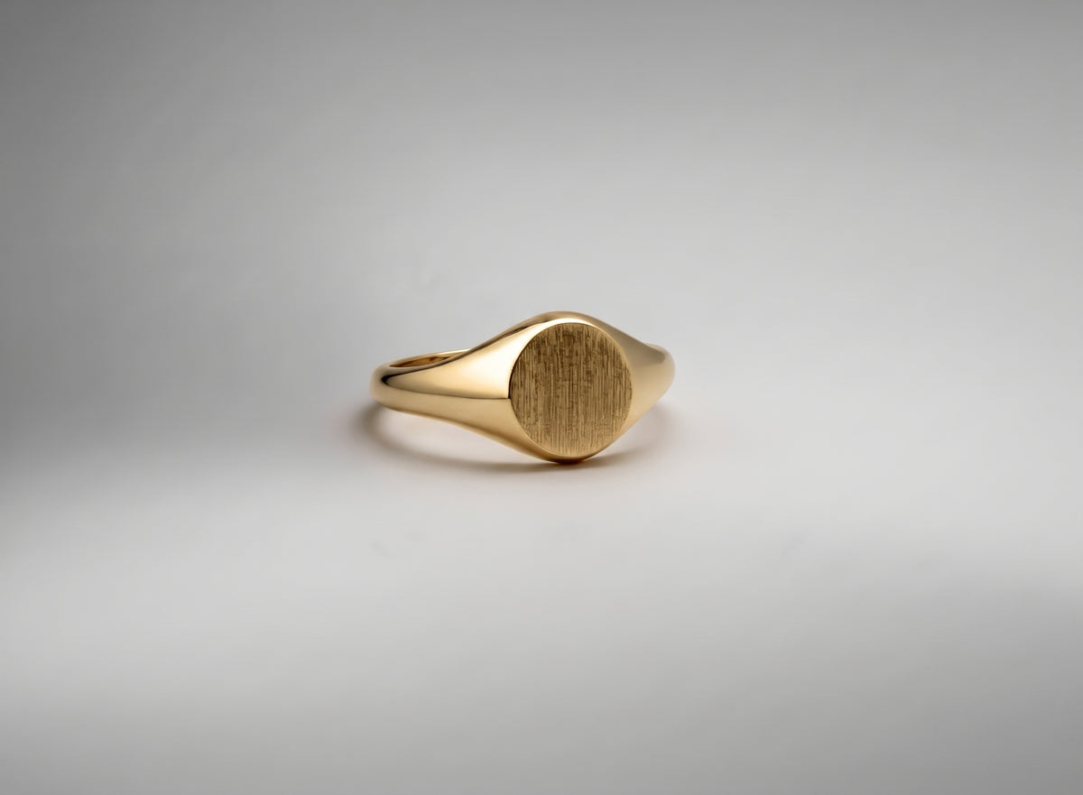 Chevalière ovale mini 8x8,4mm
